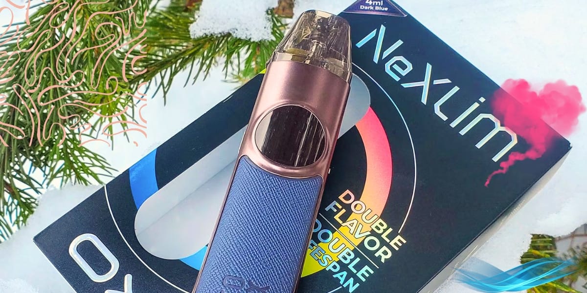 OXVA NeXLIM — потужний pod-система з кольоровим екраном та двома сітками в картриджі